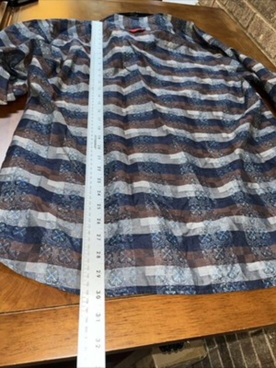 7 Downie St Men’s Button Down Spread Collar Size XL 17-17.5 - Picture 6 of 6